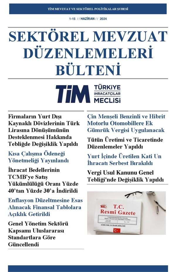 1-15 Haziran 2024 Bülteni 